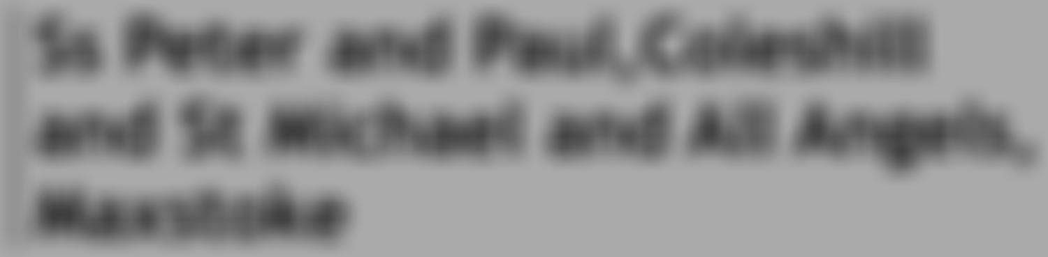 The Parochial Church Council Of The Ecclesiastical Parish Of St Peter & St Paul, Coleshill | Charici